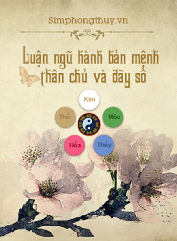 LUẬN NGŨ H&Agrave;NH BẢN MỆNH TH&Acirc;N CHỦ V&Agrave; D&Atilde;Y SỐ